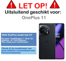 OnePlus 11 Hoesje Shockproof Backcover Siliconen - Transparant