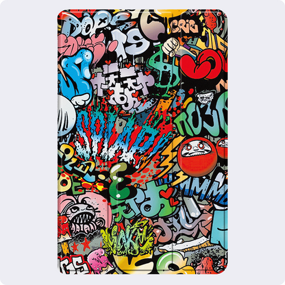 iPad Mini 7 Trifold Bookcase Hoes - Graffity