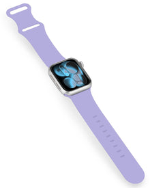 Apple Watch 1, 2, 3, 4, 5, 6, 7, 8, 9, 10, 11, SE - 42/44/45/46 mm Bandje Siliconen met verstelbare polsband - Violet