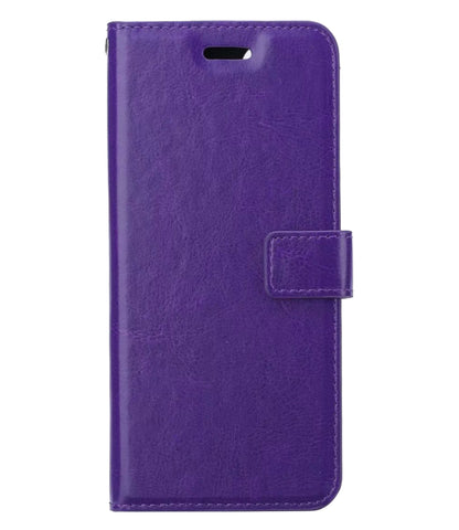 Samsung S22 Plus Hoesje Bookcase Cover met Kaarthouder - Paars