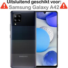 Samsung A42 Hoesje Siliconen Backcover Lichtgewicht - Rood