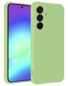 Samsung A56 Hoesje Siliconen Backcover Lichtgewicht - Groen