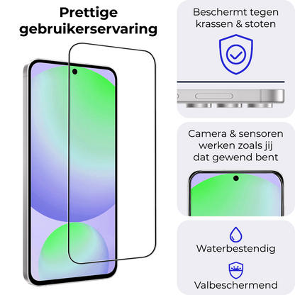 Samsung S24 FE Screenprotector Gehard Glas - Full Screen