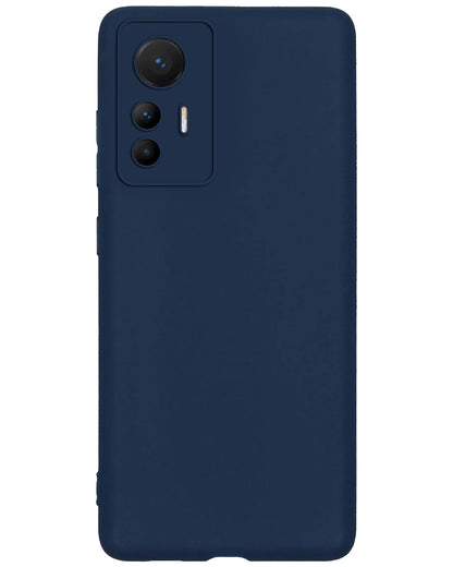Xiaomi 12 Lite Hoesje Siliconen Backcover Lichtgewicht - Donkerblauw