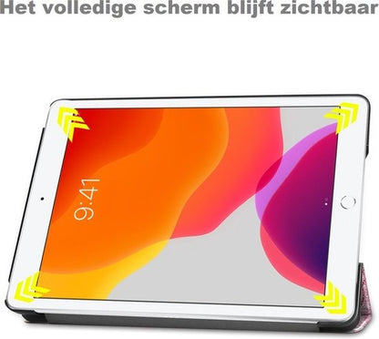 iPad 10.2 2019 Trifold Bookcase Hoes - Elfje