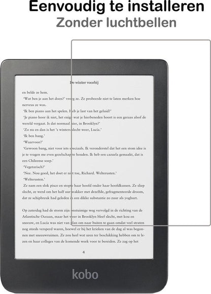 Screenprotector Geschikt voor Kobo Clara HD Screenprotector Gehard Glas Tempered Glass - Screenprotector Geschikt voor Kobo Clara HD Screenprotector