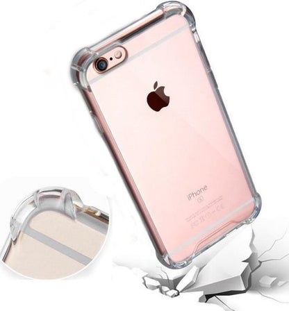 iPhone 7/8 Hoesje Shockproof Backcover Siliconen - Transparant