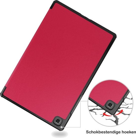 Samsung Galaxy Tab A 8.0 (2019) Hoesje Book Case - Donkerroze