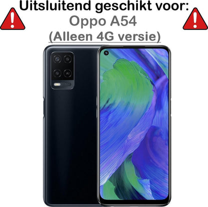 OPPO A54 Hoesje Siliconen - Transparant