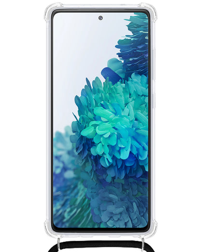 Samsung S20 FE Hoesje met Koord Backcover Shockproof - Transparant