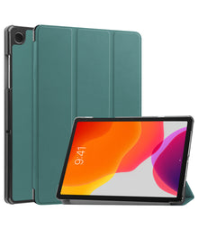 iPad 10.2 2019 Trifold Bookcase Hoes met Penhouder voor Apple Pen - Donkergroen