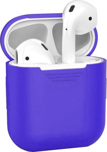 AirPods 2 Hoesje Siliconen Krasbestendig - Donkerblauw