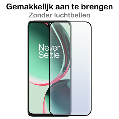 OnePlus Nord CE 3 Lite Screenprotector Gehard Glas - Full Screen