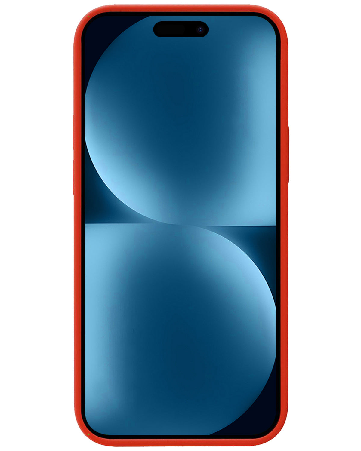 iPhone 15 Hoesje Siliconen - Rood