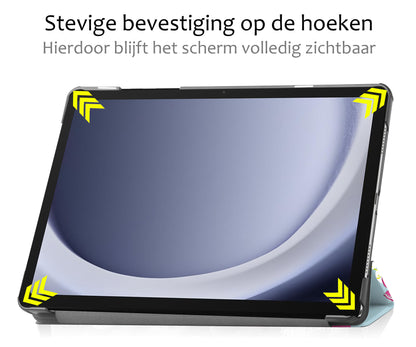 Samsung Galaxy Tab A9 Plus Hoesje Book Case - Eenhoorn