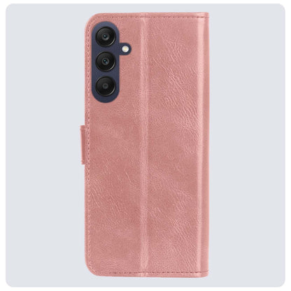 Samsung A25 Hoesje Bookcase Cover met Kaarthouder - Rosé goud
