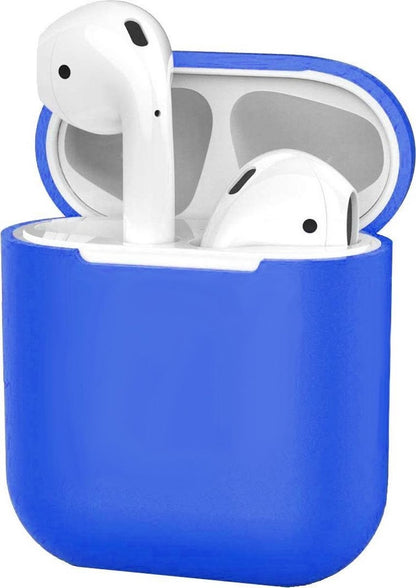 AirPods 2 Hoesje Siliconen Lichtgewicht - Blauw