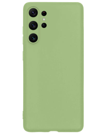 Samsung S23 Ultra Hoesje Siliconen - Groen