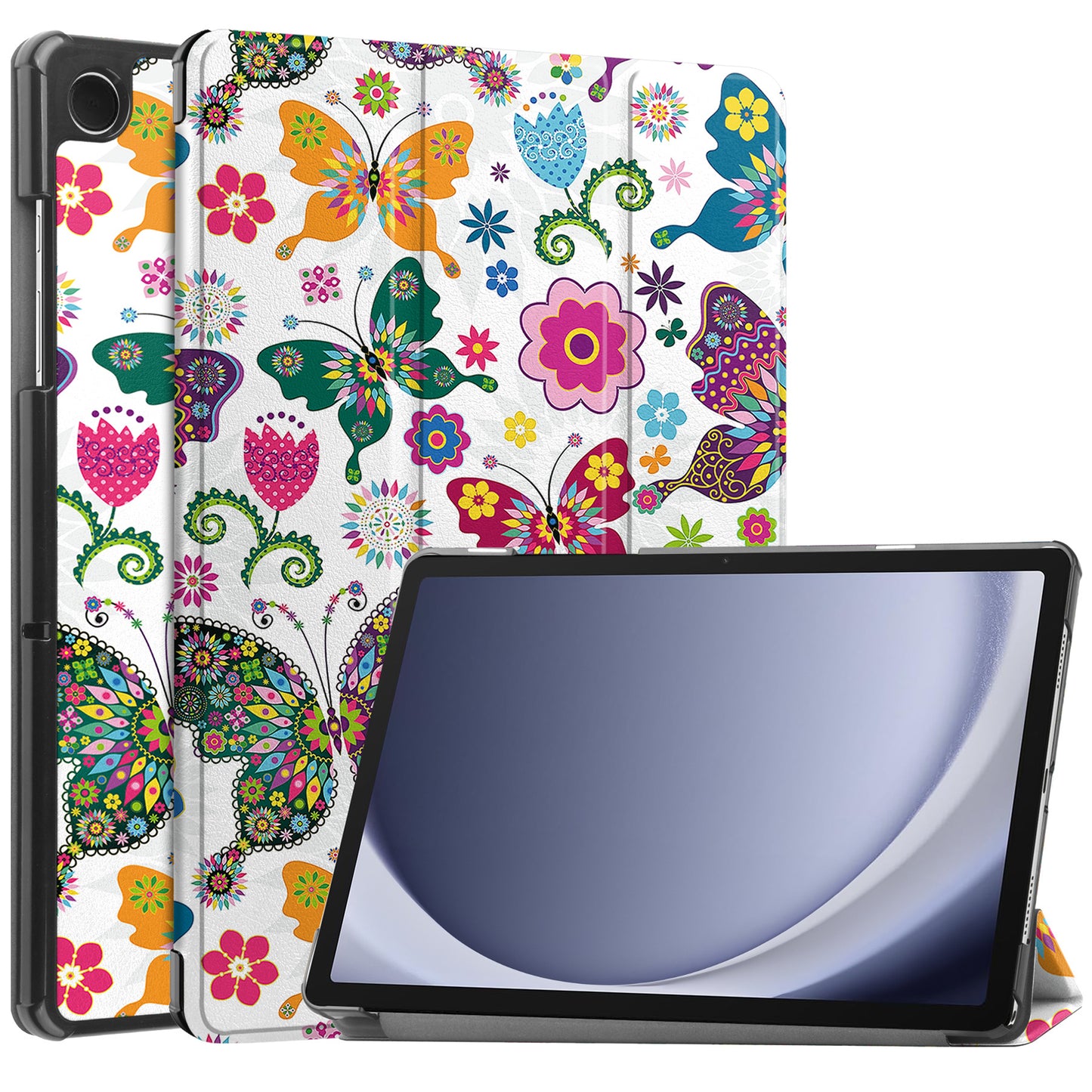 Samsung Galaxy Tab A9 Hoesje Book Case - Vlinders