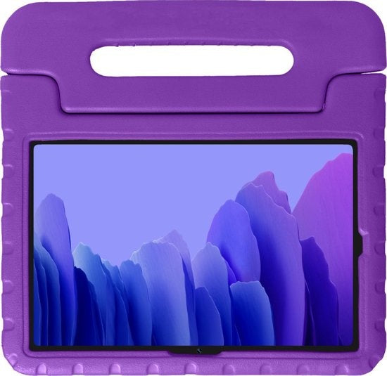 Samsung Galaxy Tab A7 Hoesje Kids Cover Bumper - Paars