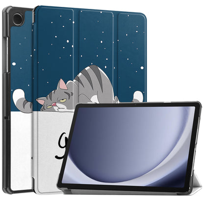 Samsung Galaxy Tab A9 Trifold Bookcase Hoes - Kat