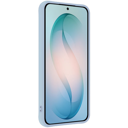 Samsung S26 Plus Hoesje Siliconen Backcover Lichtgewicht - Lichtblauw