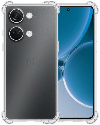 OnePlus Nord 3 Hoesje Shockproof Backcover Siliconen - Transparant
