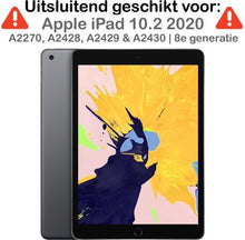 iPad 10.2 2020 Toetsenbord Hoes met Uitneembaar toetsenbord - Lichtroze