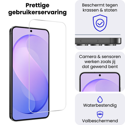 Samsung S26 FE Screenprotector Gehard Glas - Anti-kras