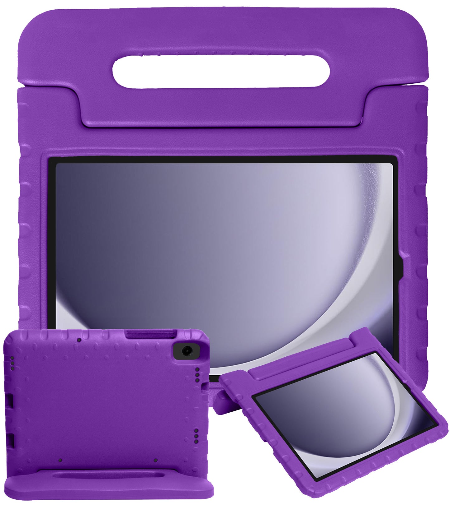 Samsung Galaxy Tab A9 Hoesje Kids Cover Bumper - Paars