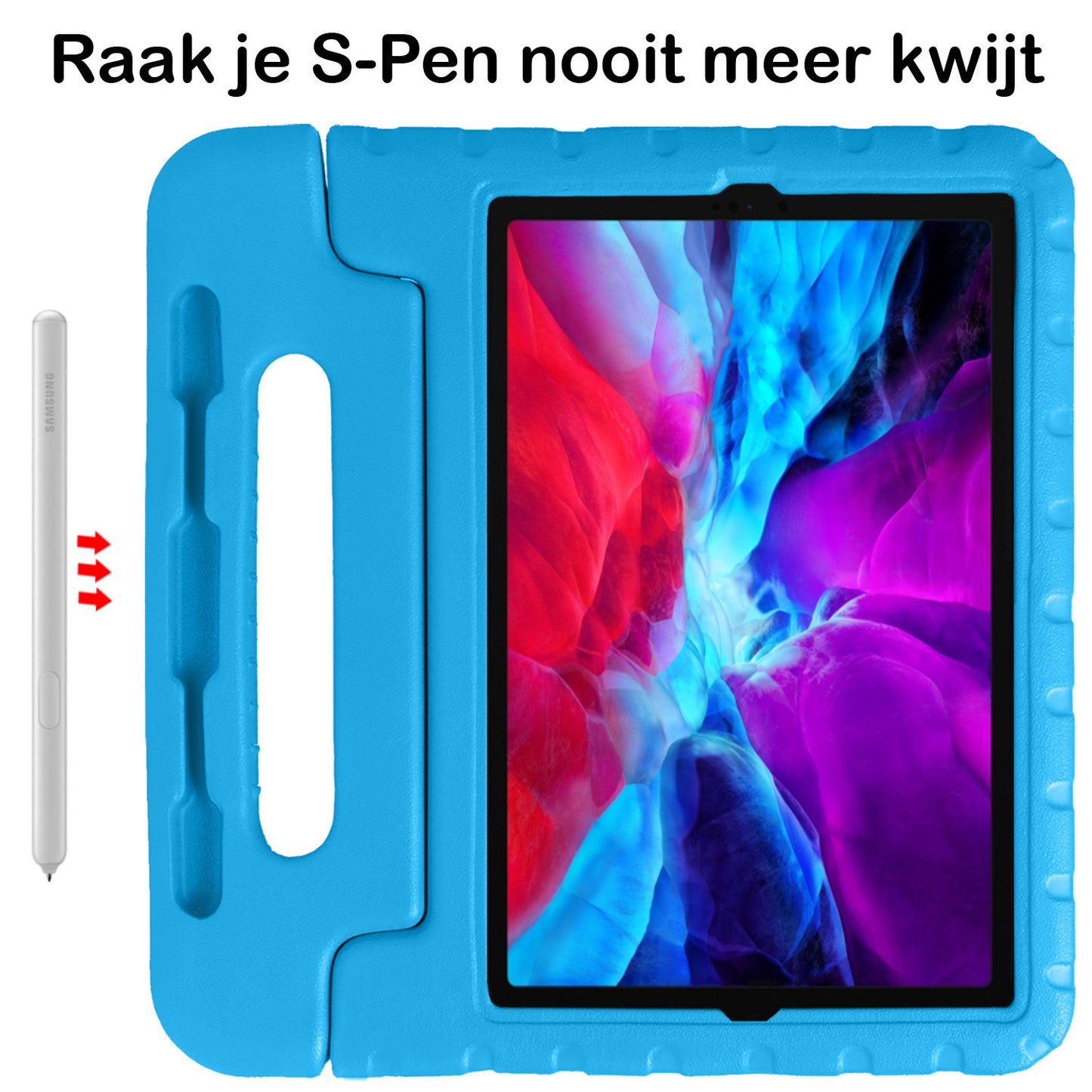 iPad Pro 2020 (11 inch) Hoesje Kids Cover Bumper - Blauw