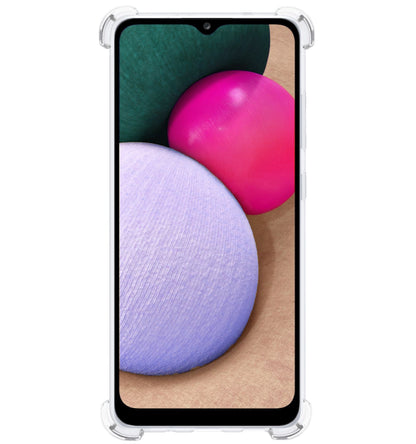 Samsung A03s Hoesje Shockproof Backcover Siliconen - Transparant
