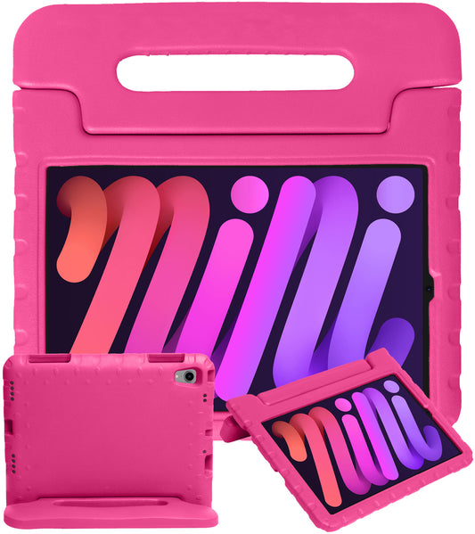 iPad Mini 6 Hoesje Kids Cover Bumper - Roze