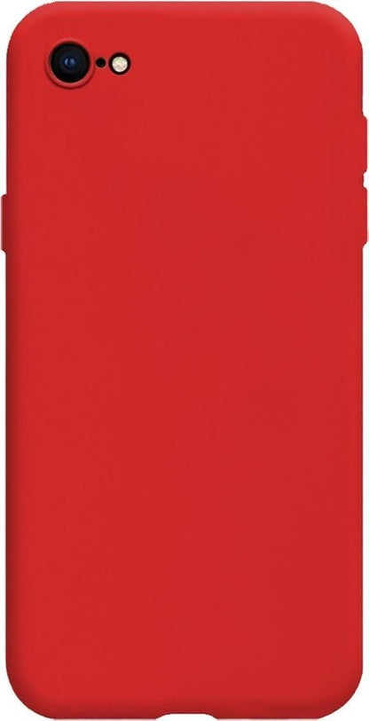iPhone 8 Hoesje Siliconen Backcover Lichtgewicht - Rood