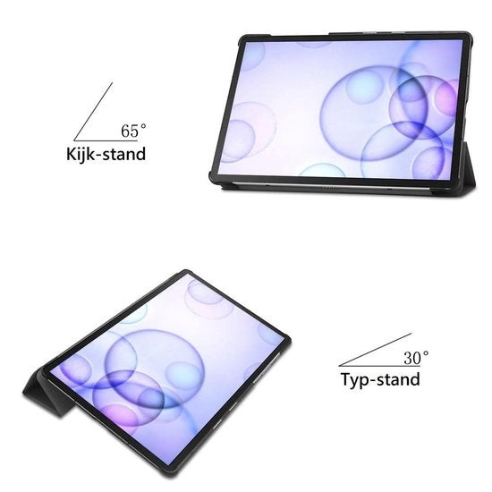 Samsung Galaxy Tab S6 Hoesje Book Case - Zwart