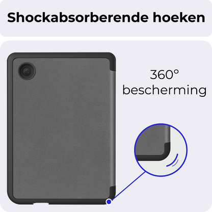Kobo Clara BW Bookcase Hoes Shockabsorberend - Grijs