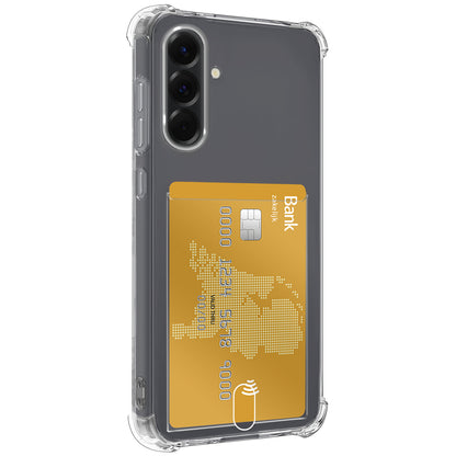 Samsung A36 Hoesje Kaarthouder Backcover Shockproof - Transparant