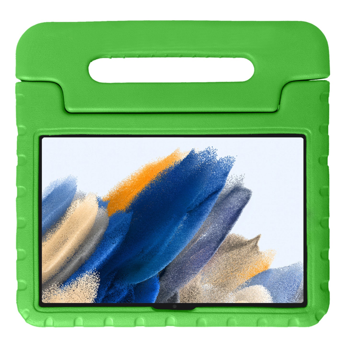 Samsung Galaxy Tab A8 Hoesje Kids Cover Bumper - Groen