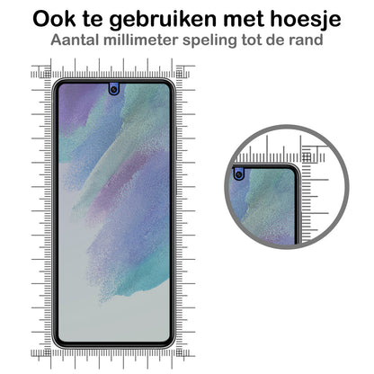 Samsung S21 FE Screenprotector Gehard Glas - Privacy