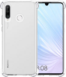 Huawei P30 Lite Hoesje Shockproof Backcover Siliconen - Transparant