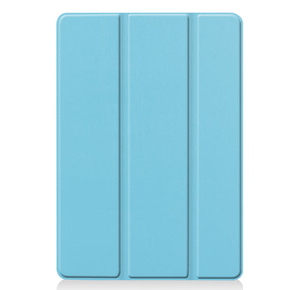iPad 10.2 2021 Trifold Bookcase Hoes - Lichtblauw