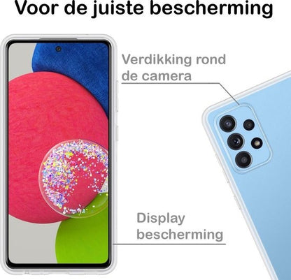 Samsung A52s Hoesje Siliconen - Transparant