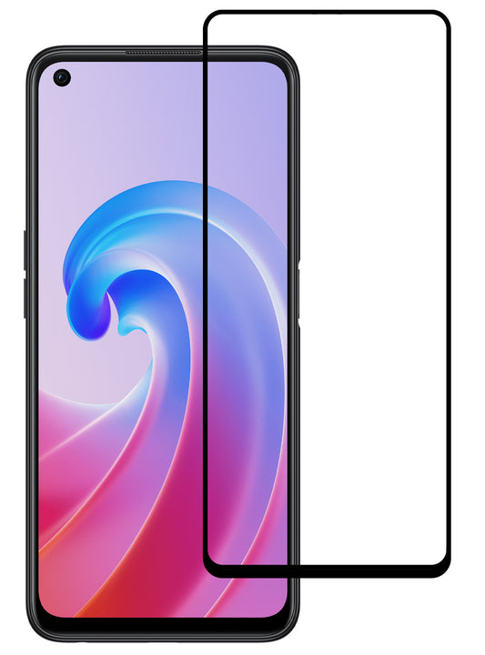 OPPO A96 Screenprotector Full Cover Tempered Glass