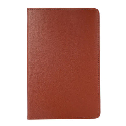 Samsung Galaxy Tab A8 Trifold Bookcase Hoes 360 Graden Draaibaar - Bruin