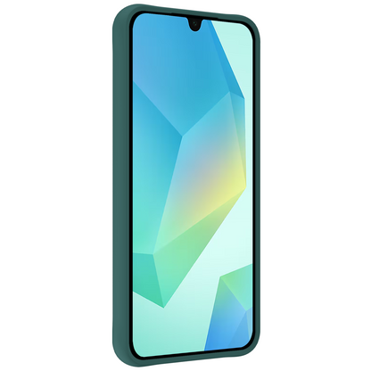 Samsung A16 Hoesje Siliconen Backcover Lichtgewicht - Donkergroen