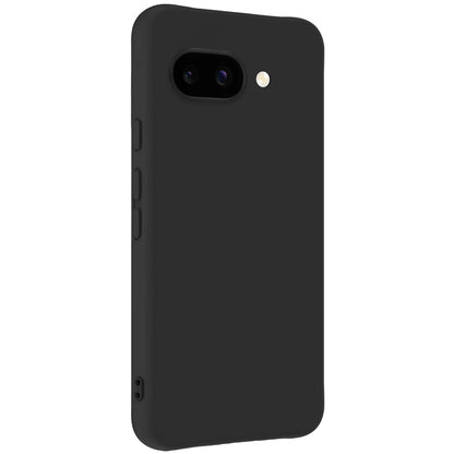 Google Pixel 9a Hoesje Siliconen Backcover Lichtgewicht - Zwart