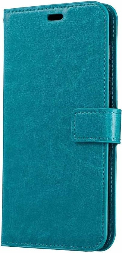 Samsung Galaxy A50 Hoesje Bookcase Cover met Kaarthouder - Turquoise