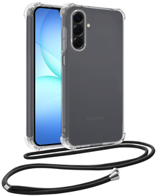 Samsung A17 Hoesje met Koord Backcover Shockproof - Transparant