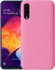 Samsung Galaxy A50 Hoesje Siliconen Backcover Lichtgewicht - Roze