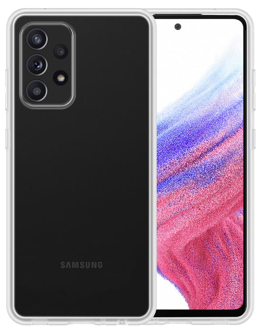 Samsung A53 Hoesje Siliconen - Transparant